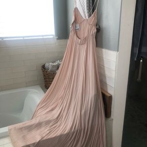 Free People dusty rose slip dress